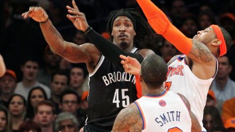 Los Knicks de Nueva York se impusieron 100-86 sobre los Nets de Brooklyn.