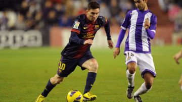 Lionel Messi volvió a marcar, ahora en el triunfo 3-1 de Barcelona sobre Valladolid