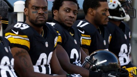 Jerricho Cotchery, Rashard Mendenhall y Mike Wallace no pudieron evitar la frustración