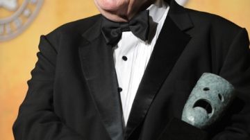 Charles Durning, en 2008, tras recoger el premio honorífico del sindicato de actores (SAG).