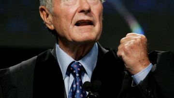 George H.W. Bush, exmandatario de Estados Unidos.