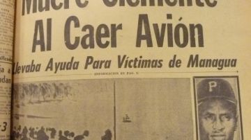 Portada del 2 de enero de 1973 en la que se destaca el accidente en que Roberto Clemente perdió la vida.
