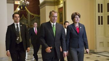 John Boehner y Cathy McMorris Rodgers llegan a la Cámara de Representantes de EE.UU.