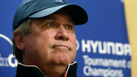 Slugger White, vicepresidente de reglas y competiciones de la PGA, ofreció una rueda de prensa