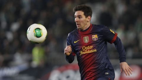 El delantero argentino Lionel Messi cumplió una temporada de ensueño.