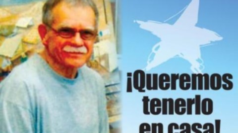 Oscar López Rivera,  prisionero político boricua, que lleva casi 32 años condenado por subversión.