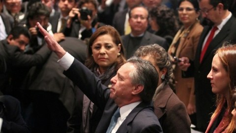 Eduardo Medina Mora toma protesta como  embajador de México en Estados Unidos ante el pleno de la Cámara de Diputados.