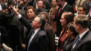 Eduardo Medina Mora toma protesta como  embajador de México en Estados Unidos ante el pleno de la Cámara de Diputados.