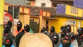 Los indígenas militantes del EZLN mandaron un recordatorio al gobierno de que siguen en lucha.