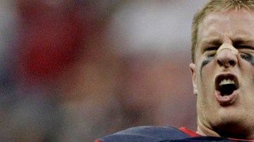 J.J. Watt, defensivo estelar de los Houston texans de la NFL.
