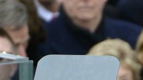 El presidente estadounidense, Barack Obama, pronuncia su discurso inaugural tras jurar su cargo para un segundo mandato que concluirá en enero de 2017, en una ceremonia pública frente al Capitolio en Washington.