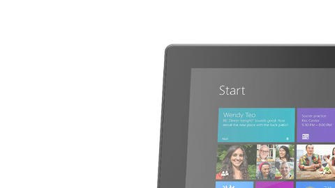 Una tableta Surface.