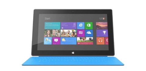 Una tableta Surface.