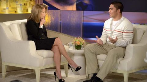 Manti Te’o durante la entrevista que le hizo Katie Couric, en la cual confiesa su breve mentira.