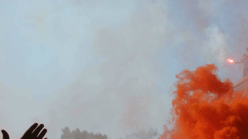 Seguidores del Al-Ahly, de Egipto, celebran tras conocer el veredicto
