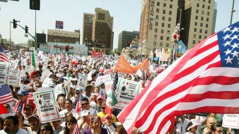 La campaña pide una reforma migratoria integral que permita naturalizarse a 11 millones de inmigrantes indocumentados.