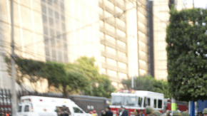 Elementos de la Semar y PF reforzaron la seguridad alrededor de la Torre de Pemex