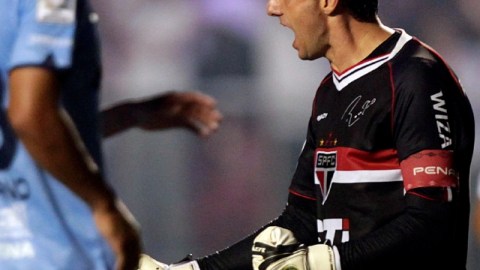 Rogerio Ceni, del Sao Paulo, es el portero más goleador en el mundo. Anotó uno de penal frente al Bolívar.