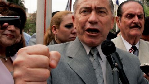 Lino César Oviedo era el candidato presidencial para las elecciones de abril por el opositor partido Unión Nacional de Ciudadanos Eticos.