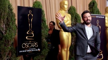 Ben Affleck, nominado al Mejor Filme (es  el productor de 'Argo'), ayer en el Oscar Luncheon.
