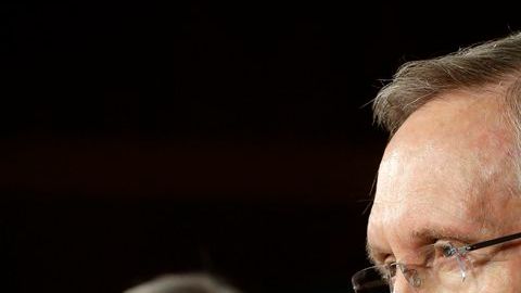 Demócratas exigen reforma "con vía hacia la ciudadanía". En la foto, el coordinador de la mayoría demócrata en el Senado, Harry Reid.