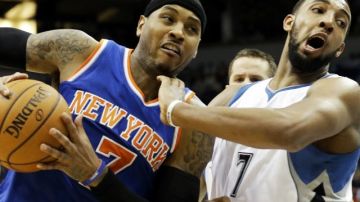 Carmelo Anthony fue pieza clave en el triunfo de Knicks, con 36 puntos