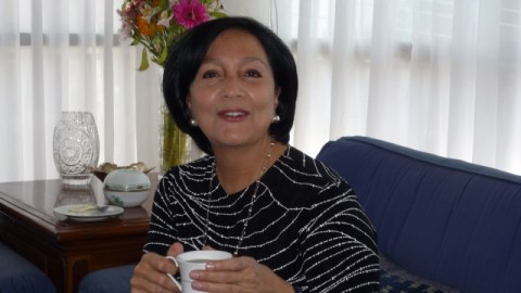 Senadora Amalia García.