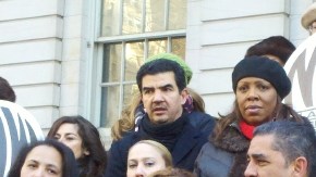 Funcionarios electos y activistas se reunieron ayer en las escalinatas de la Alcaldía de Nueva York para expresar su apoyo al nombramiento de la jueza Jenny Rivera para la Corte de Apelaciones.