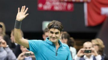 El tenista suizo Roger Federer iniciò con el pie derecho el torneo de Rotterdam