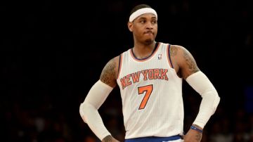 Carmelo Anthony  ha sido  el alma y nervio de los Knicks en la primera parte de la temporada.