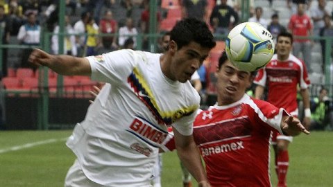 América y Toluca empataron 2-2, en un intenso partido disputado en el Azteca