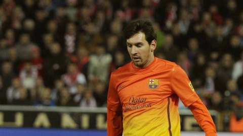 Lionel Messi llegó a 301 goles en partidos oficiales con el Barcelona