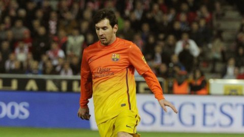 Lionel Messi llegó a 301 goles en partidos oficiales con el Barcelona