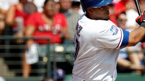 Nelson Cruz, de los Rangers de Texas, uno de los peloteros involucrados en el escándalo de Biogenesis of America.