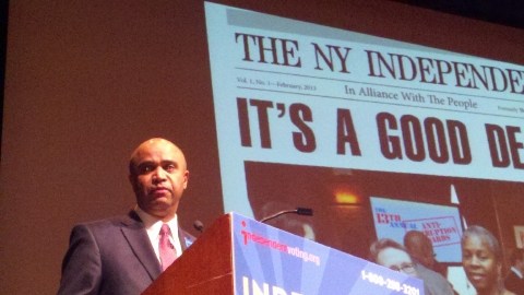 El expresidente de El Bronx logró ayer el abierto respaldo del Partido Independiente en sus aspiraciones por la Alcaldía de Nueva York.