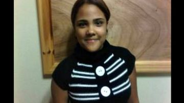 Martha Heredia sonrió al ser fotografiada por las autoridades durante su detención.