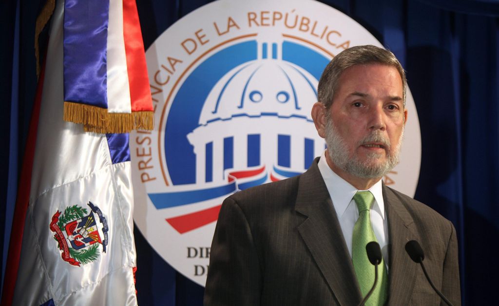 El gobierno dominicano se desiste de desarrollo turístico. En la foto, el portavoz de la Presidencia, Roberto Rodríguez-Marchena.