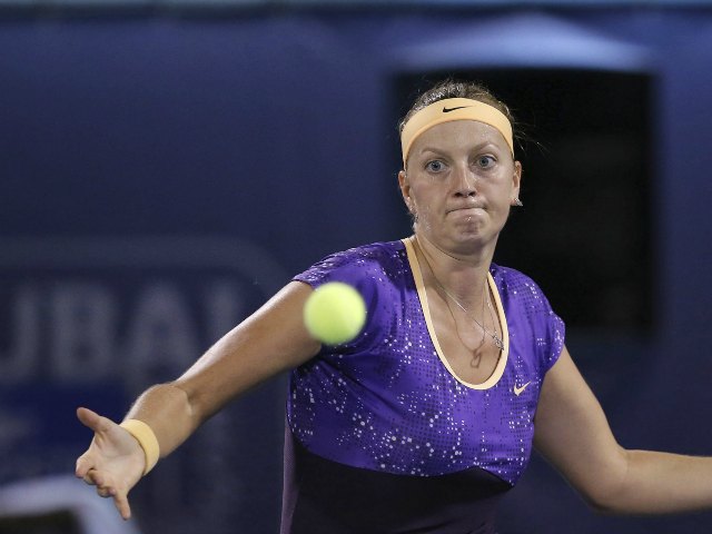 La tenista checa Petra Kvitova derrotó a la danesa Caroline Wozniacki