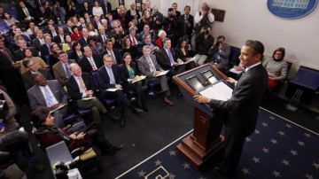 El presidente Barack Obama quiere evitar recortes de gasto, por lo que urge aprobar un acuerdo presupuestal.