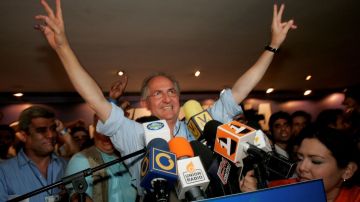 Venezuela: Oposición definirá candidato para eventual elección. En la foto, el alcalde de Caracas Antonio Ledezma.