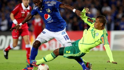 Wason Rentería, delantero del actual campeón Millonarios de Bogotá.