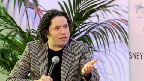 Gustavo Dudamel y Deborah Borda anunciaron ayer la nueva temporada.