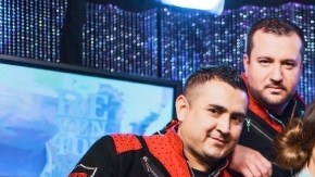 Yarel Ramos, presentadora de 'Reventón', con Los Buitres de Culiacan Sinaloa.