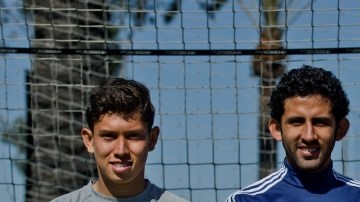 Giovani Casillas, Édgar Mejía y Mario de Luna (izq. a der.) son refuerzos de Chivas USA.