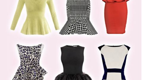 La silueta con holanes en la cintura, o corte peplum, tiene su origen en Grecia.
