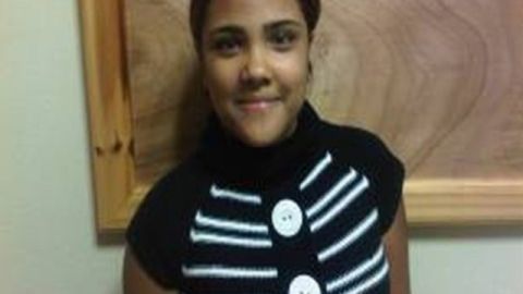 La cantante Martha Heredia cuando se  produjo su arresto la semana pasada.