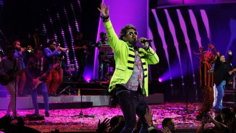 La edición 55 del famoso festival de Viña del Mar llegó a su fin. En la foto, los Auténticos Decadentes.