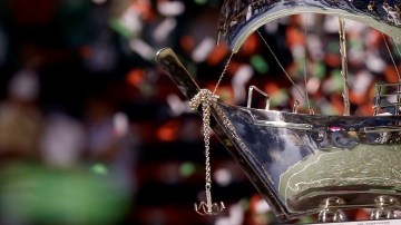 El serbio Novak Djokovic tras ganar su cuarto título del torneo de Dubai.