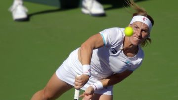Svetlana Kuznetsova debutó con el pie derecho en el Masters de Indian Wells