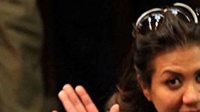 Mónica Arriola, durante la sesión ayer en el Senado de la República, donde se habló de la transparencia y rendición de cuentas de los sindicatos.